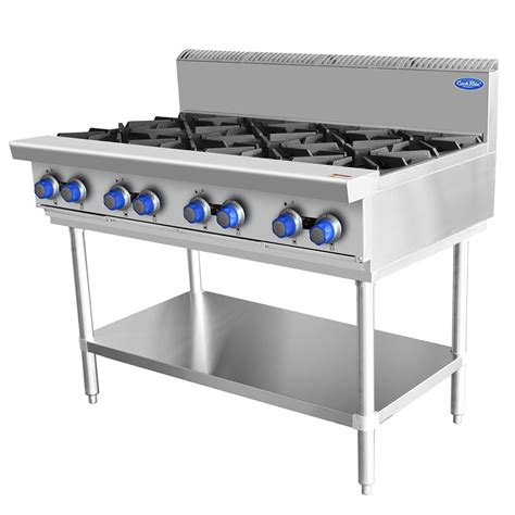commercial 8 burner gas stove used
